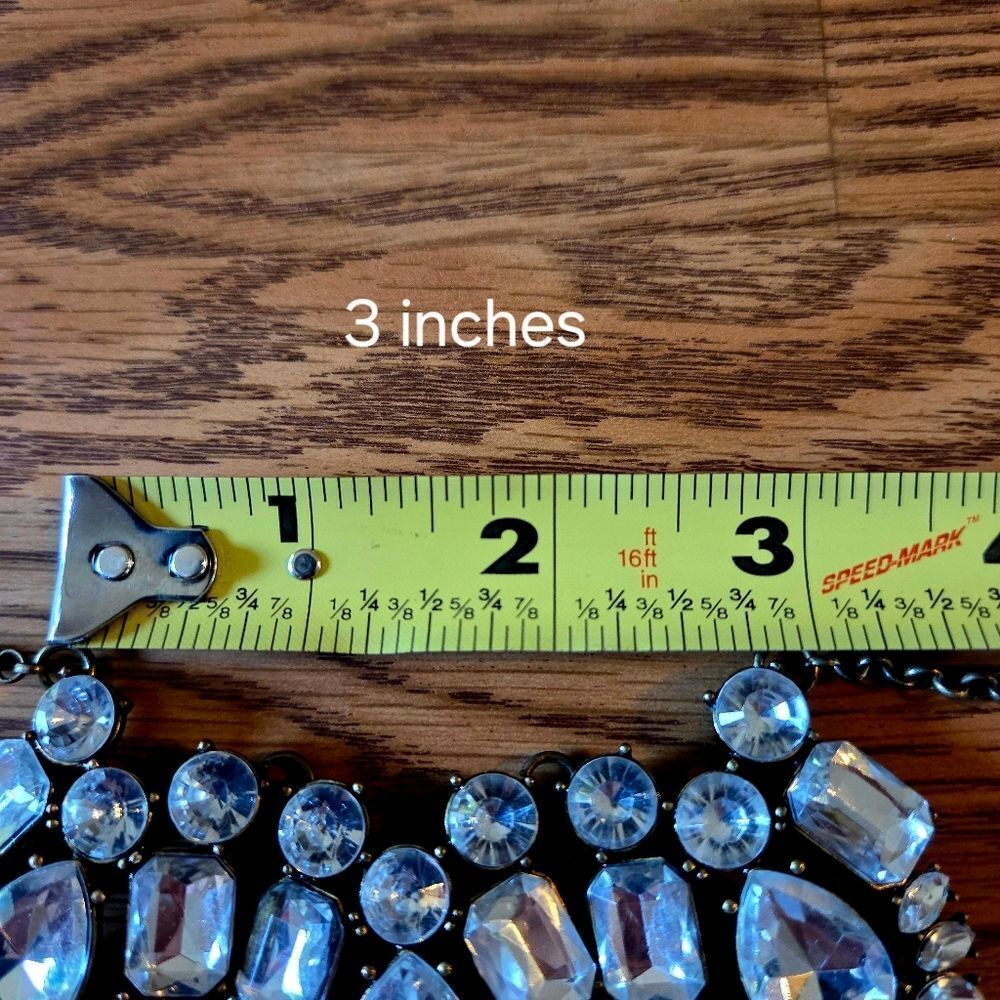 J. CREW Crystal Vintage Statement Necklace STATEMENT MAKING! - Picture 10 of 13